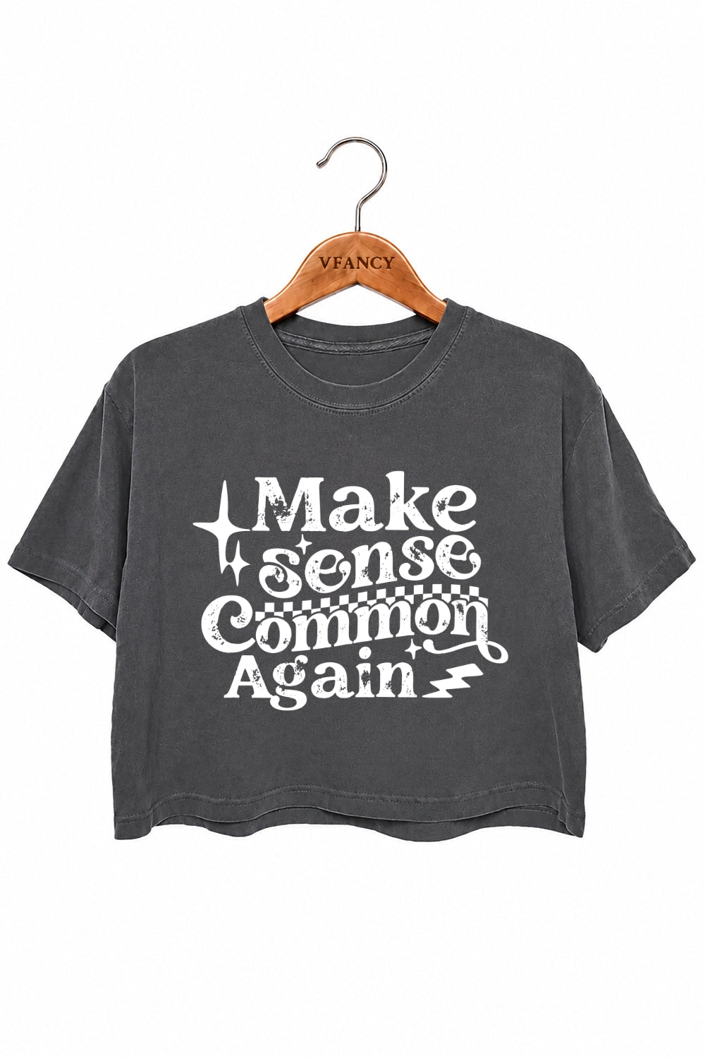 Make sense common again crop top