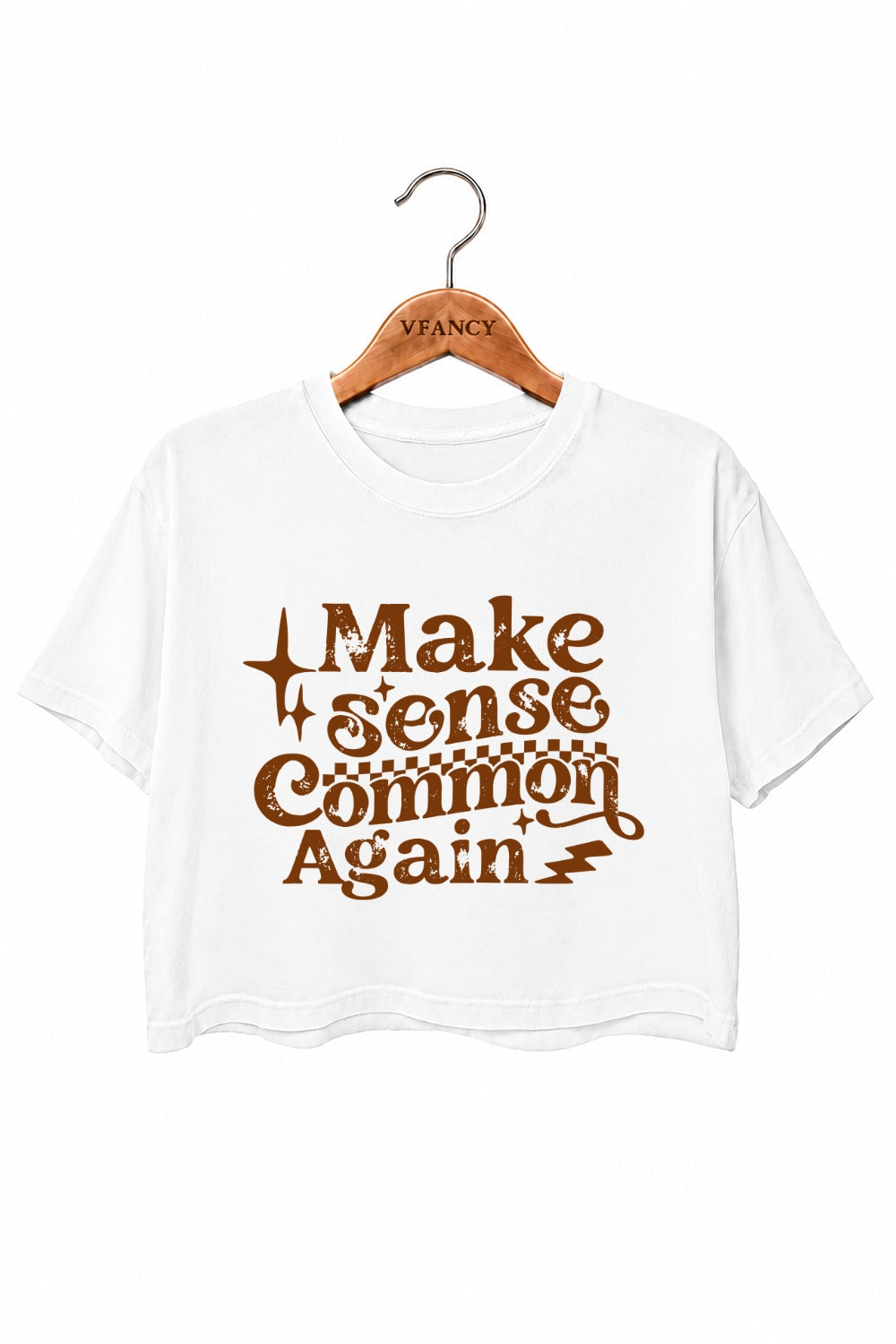 Make sense common again crop top