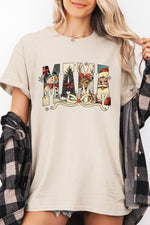 Mama christmas bow tee