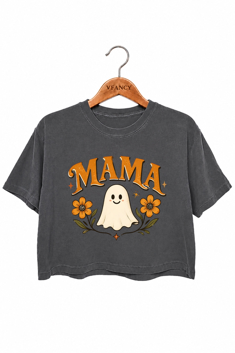 Mama ghost floral crop top