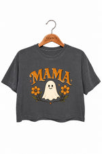 Mama ghost floral crop top