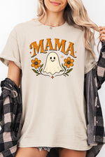 Mama ghost floral tee