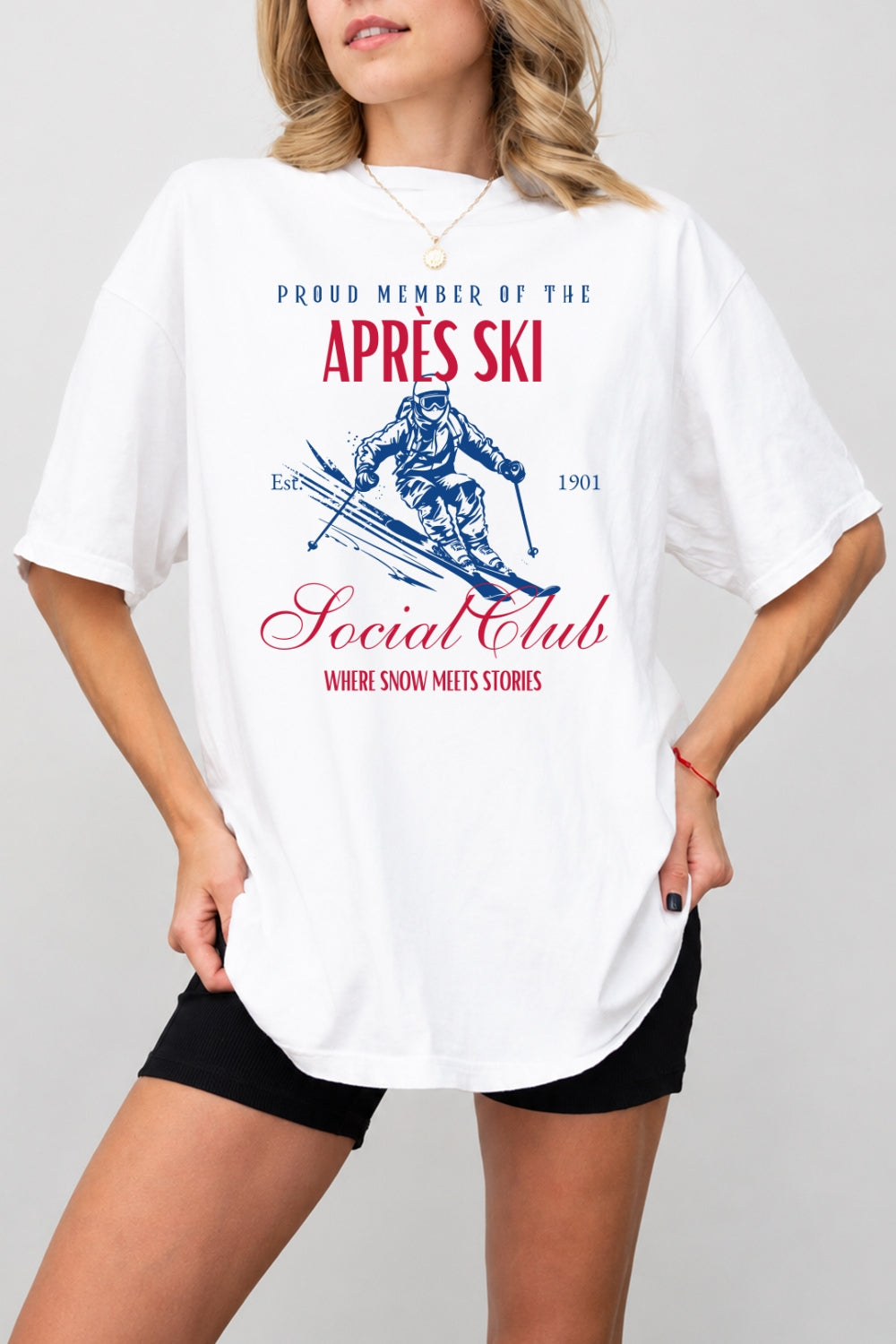 Member of the apres ski club tee