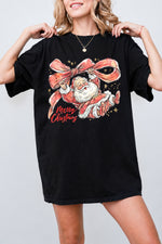 Merry christmas cute santa tee