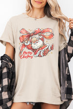 Merry christmas cute santa tee