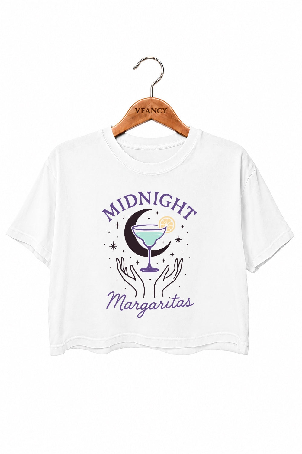 Midnight margaritas drinking crop top