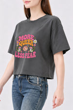 More queer less fear cute crop top