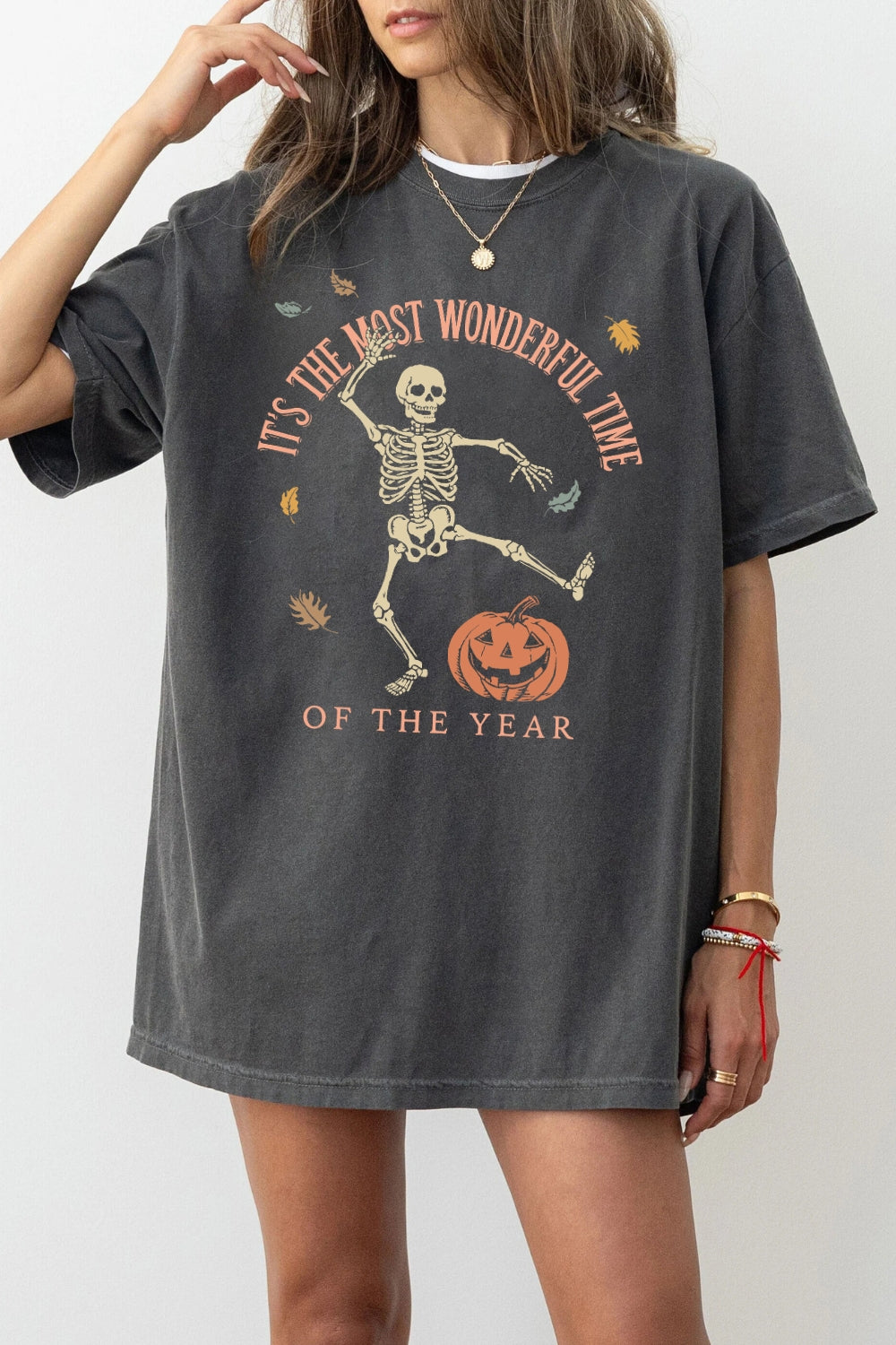 Most wonderful time skull tee