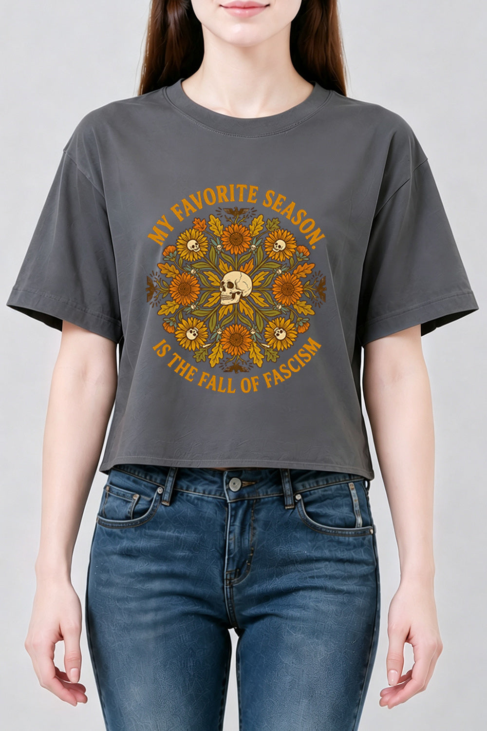 My favorite season is fall crop top