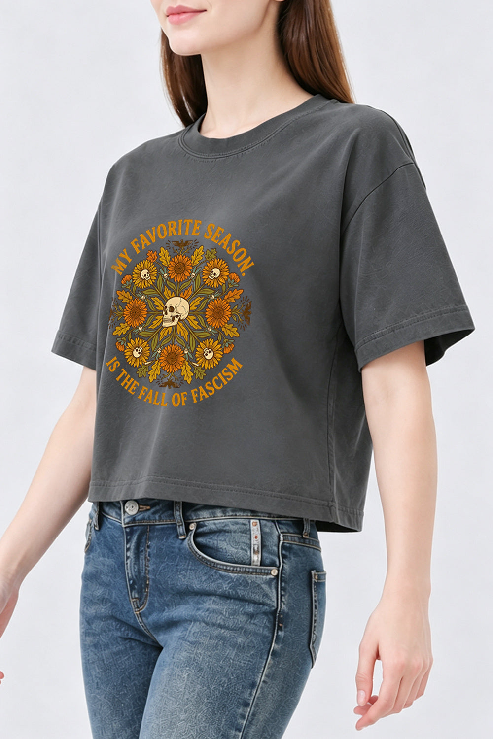 My favorite season is fall crop top