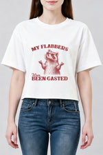 My flabbers have been gasted crop top