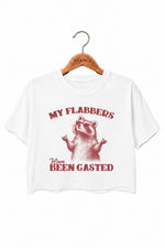 My flabbers have been gasted crop top