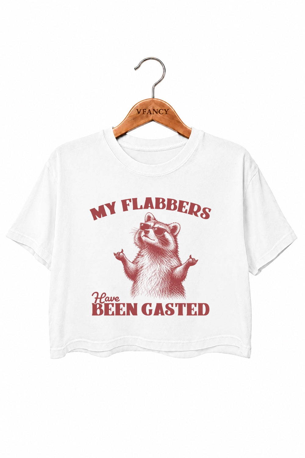 My flabbers have been gasted crop top