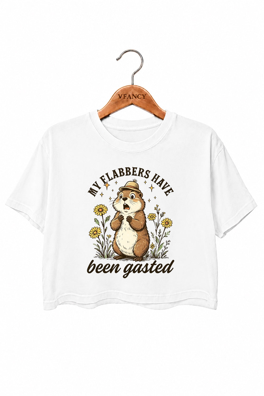 My flabbers have been gasted marmot crop top