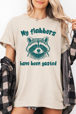 My flabbers have been gasted raccoon tee