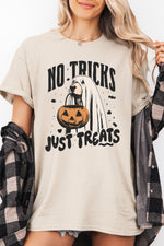 No tricks just treats dog tee