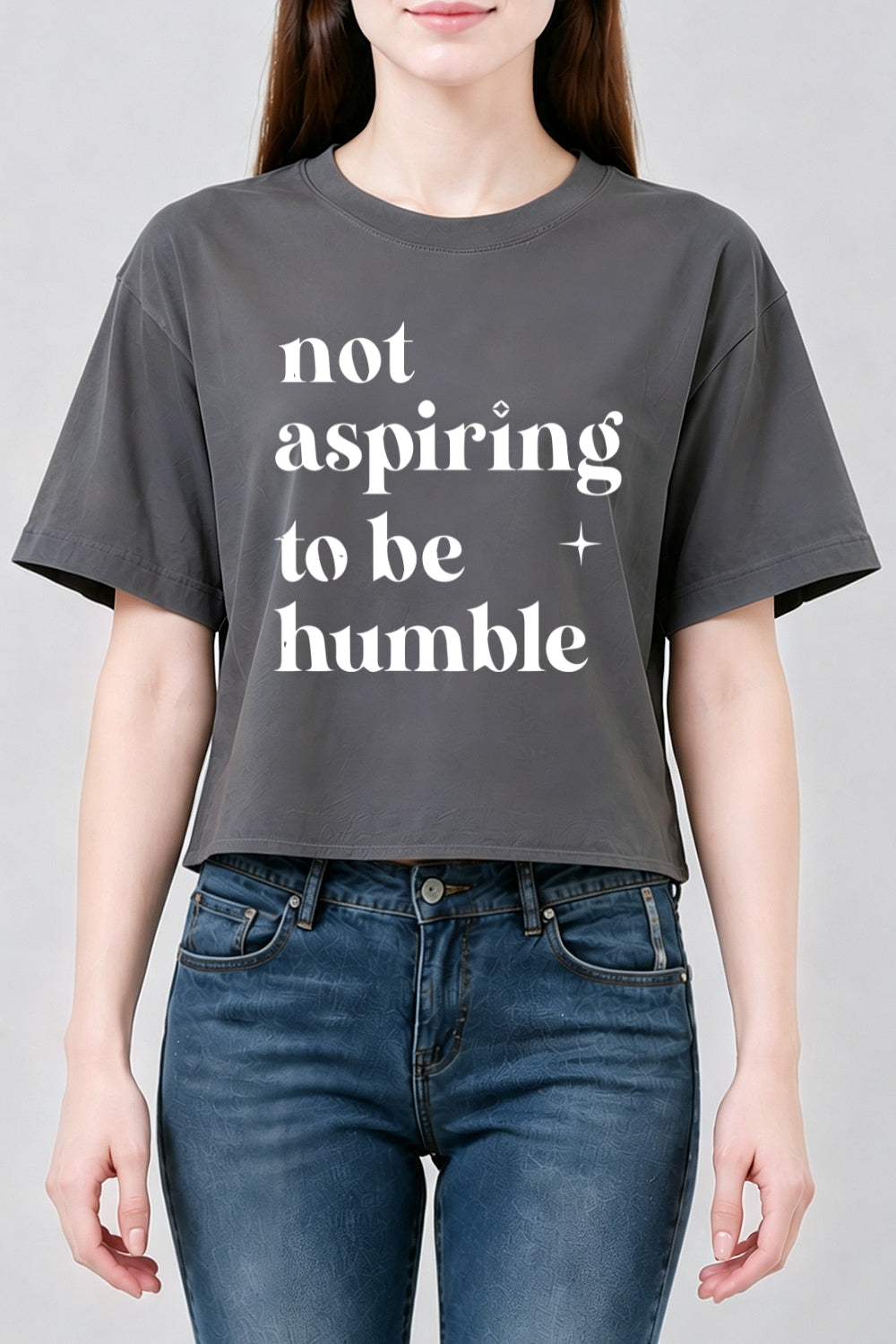 Not aspiring to be humble crop top