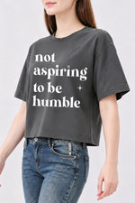 Not aspiring to be humble crop top