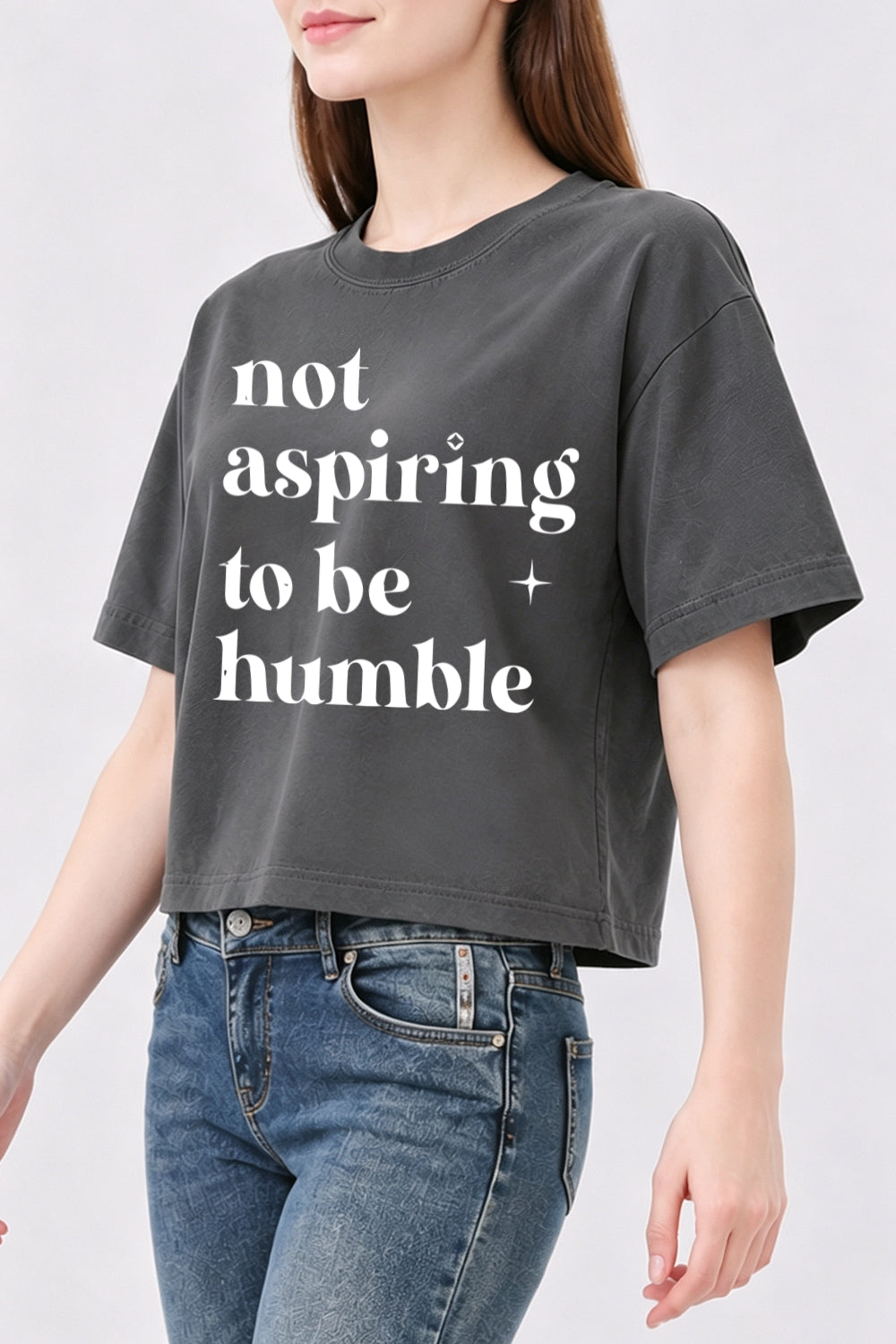 Not aspiring to be humble crop top