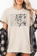 Note to self tee