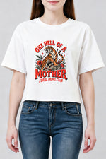 One hell of a mother crop top