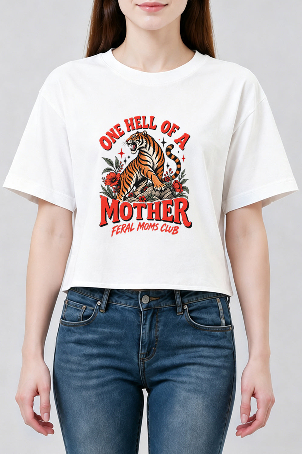 One hell of a mother crop top