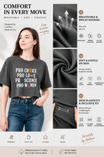Pro choice pro love pro women crop top