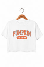 Pumpkin season crop top