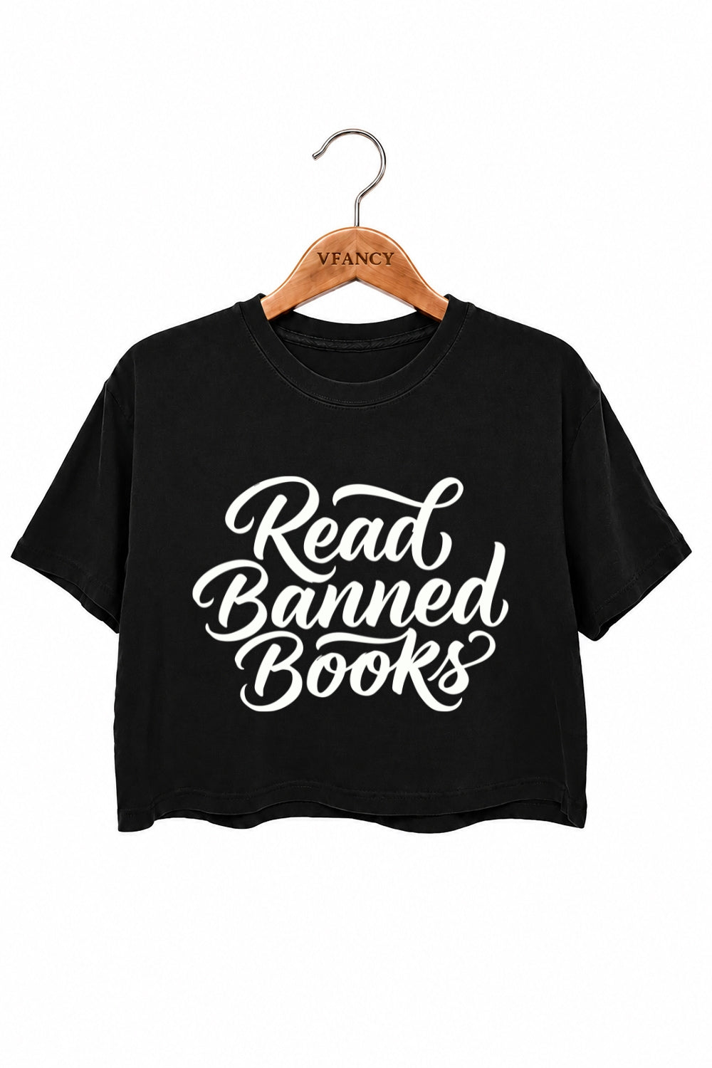 Read banned books crop top