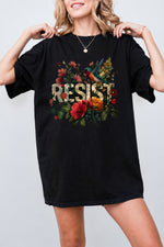 Resist bird floral tee