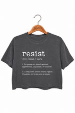 Resist meaning crop top