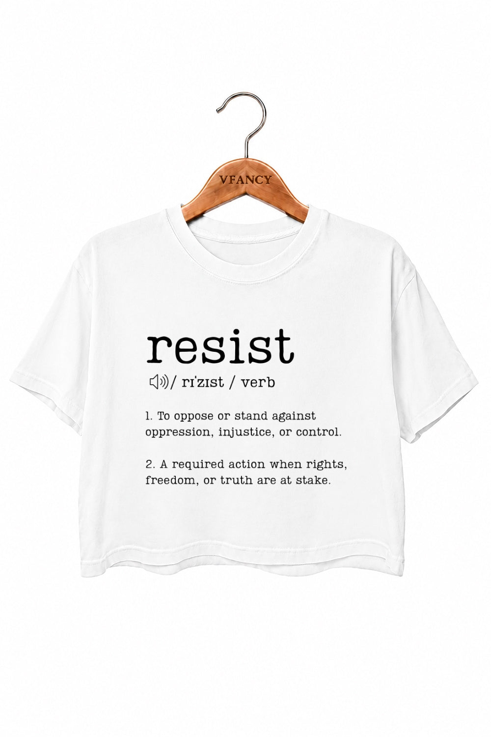 Resist meaning crop top