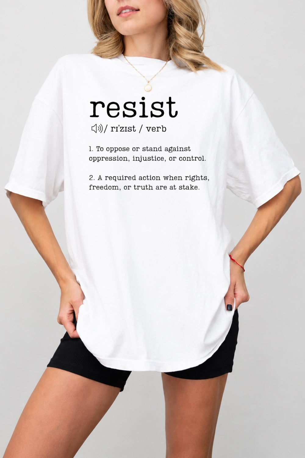 Resist meaning tee