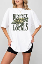 Respect the locals turtle tee
