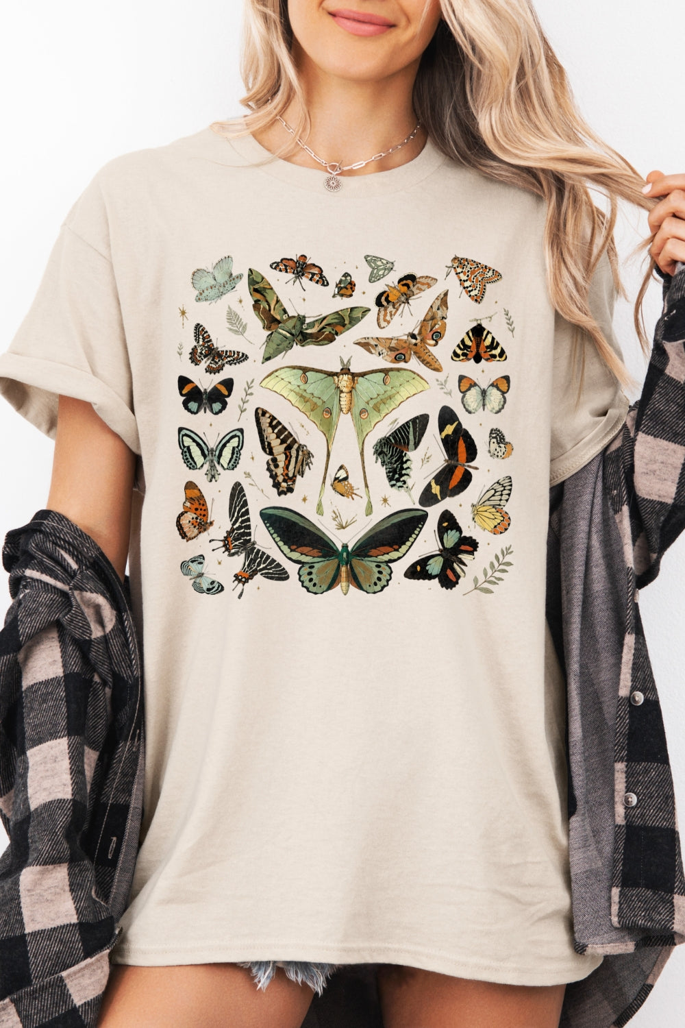 Retro butterfly collection tee