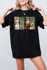 Retro christmas vibe tee