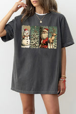 Retro christmas vibe tee