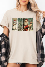 Retro christmas vibe tee