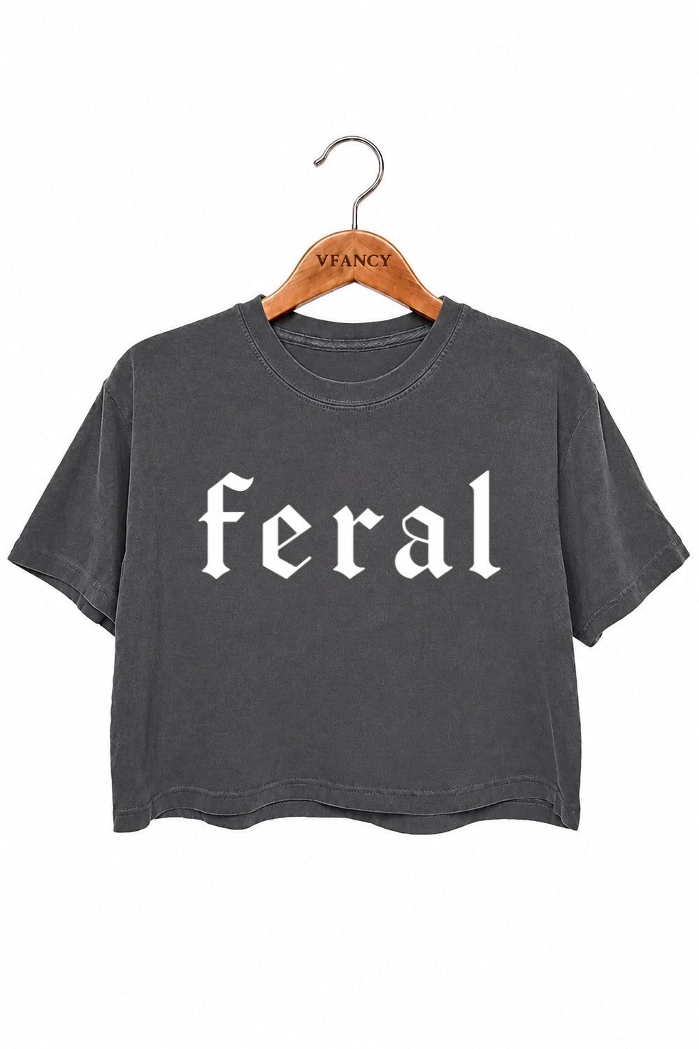 Retro feral gothic crop top