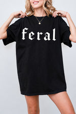 Retro feral gothic tee