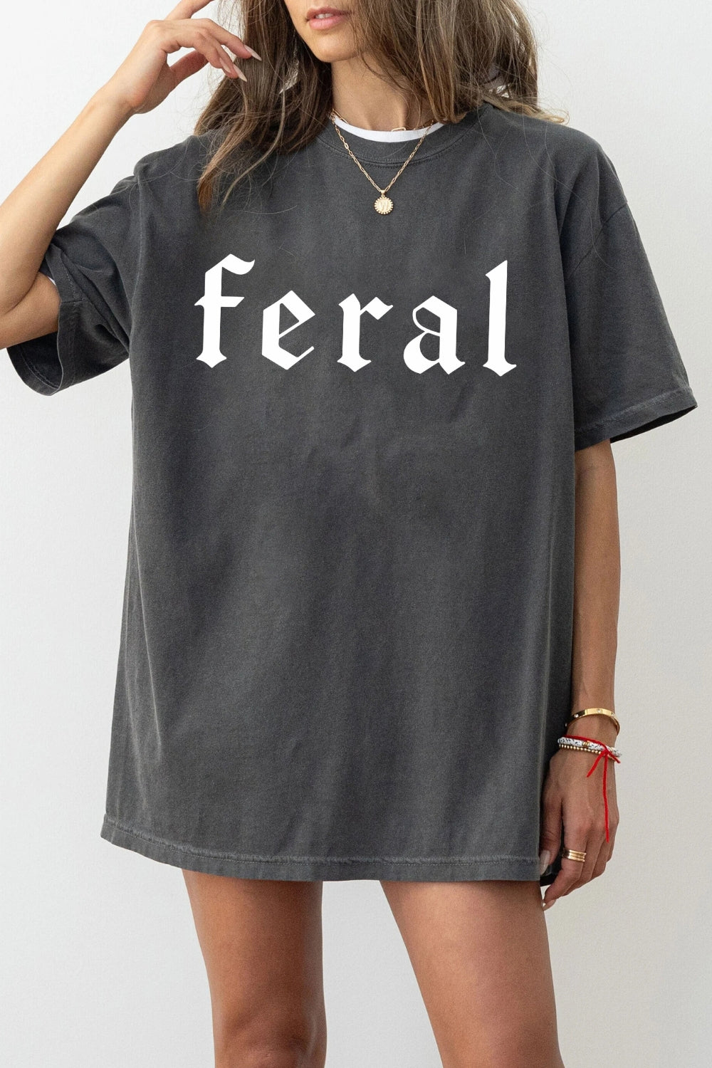 Retro feral gothic tee