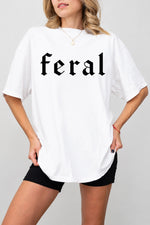 Retro feral gothic tee