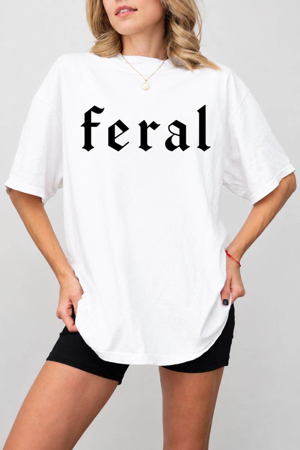 Retro feral gothic tee