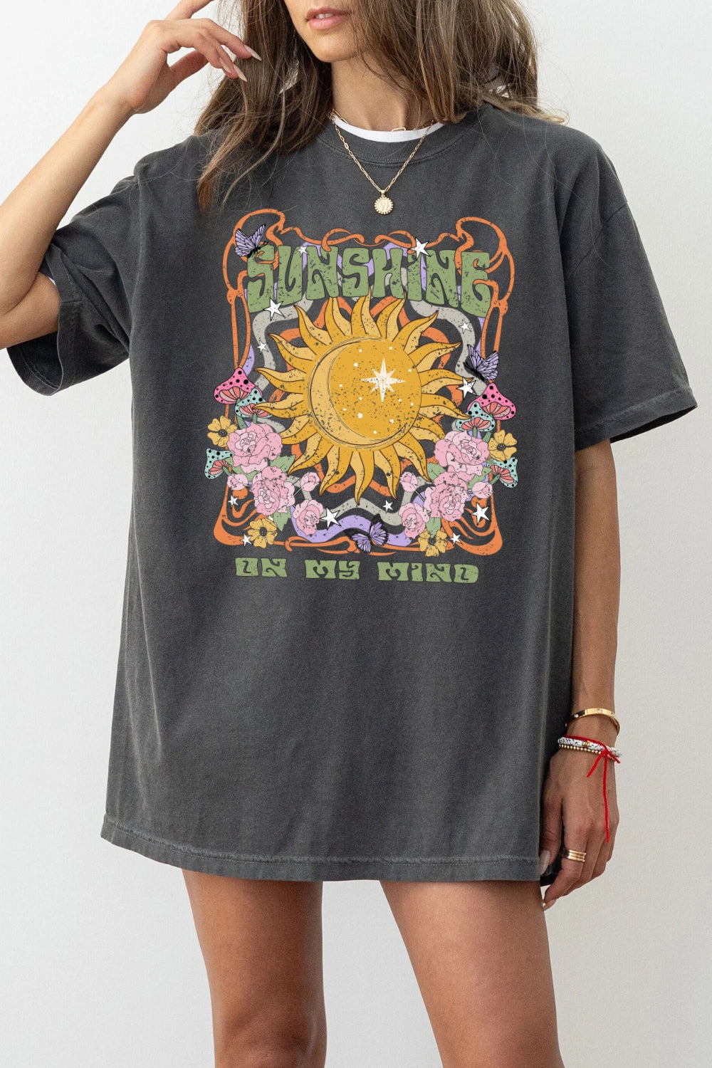 Retro sunshine on my mind tee
