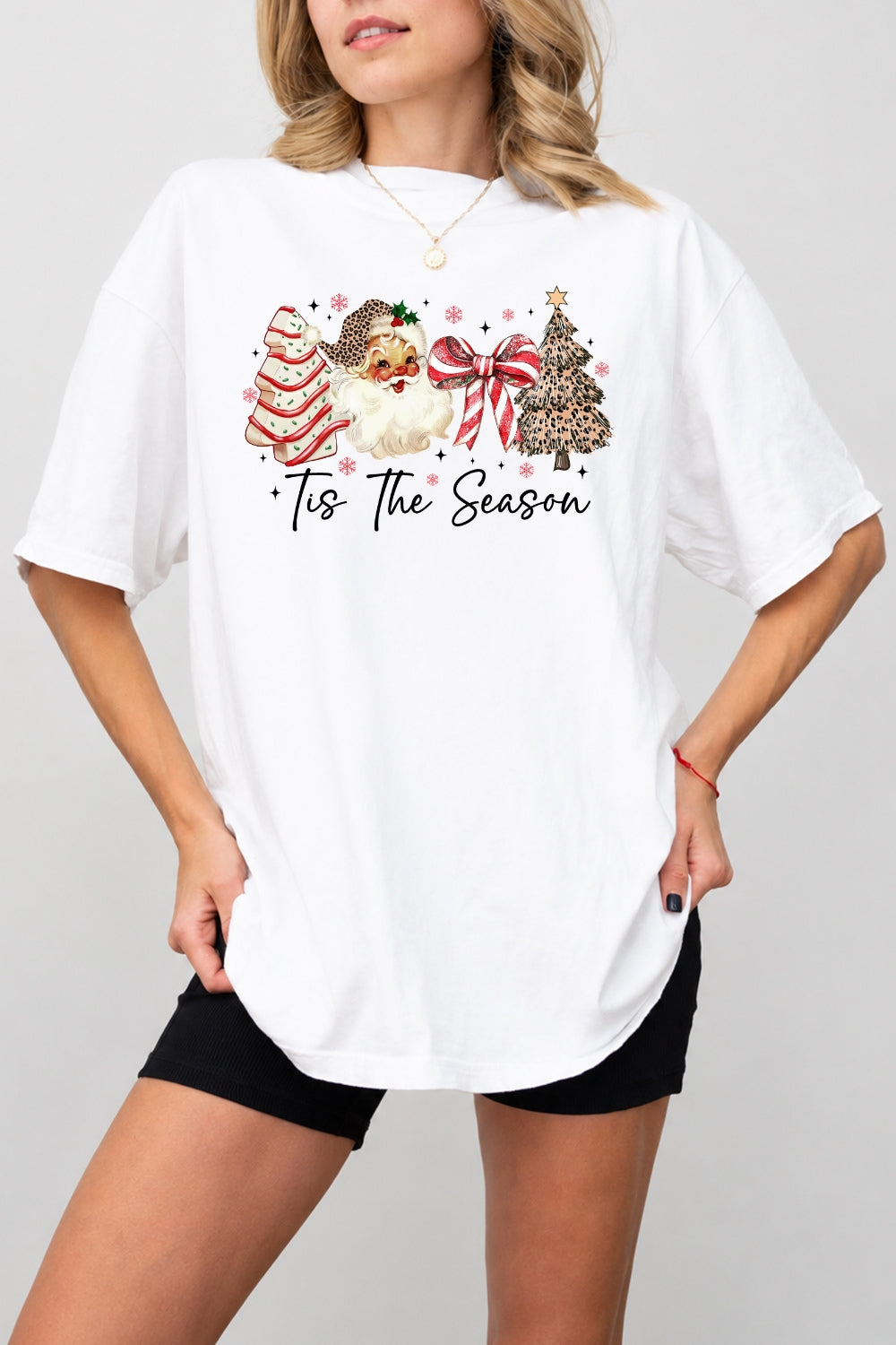 Retro tis the season christmas tee