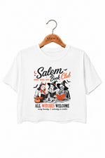 Salem book club all witches welcome crop top