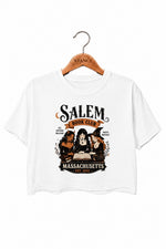 Salem book club witches crop top