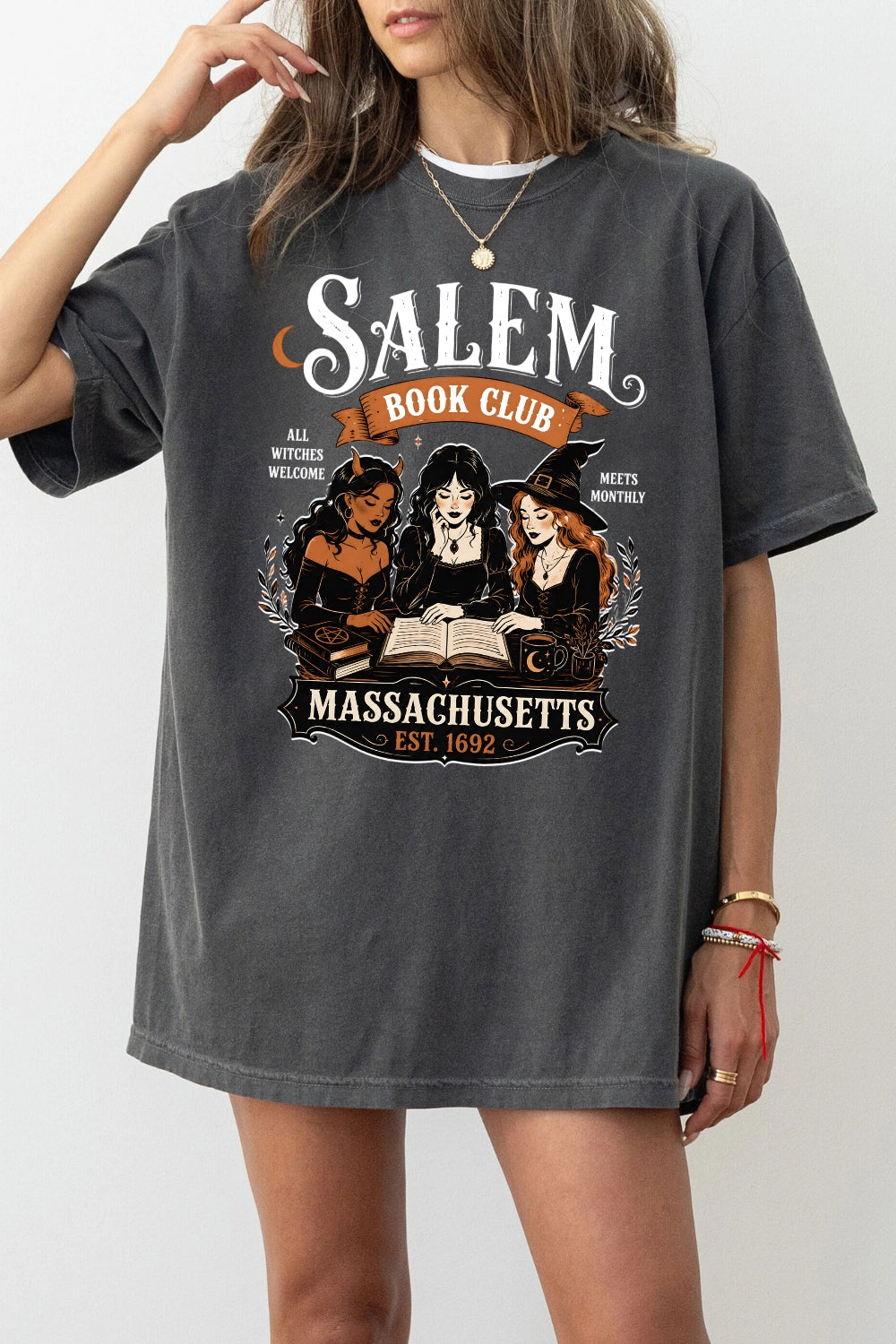 Salem book club witches tee