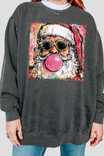 Santa blowing bubble christmas painting sweatshirt