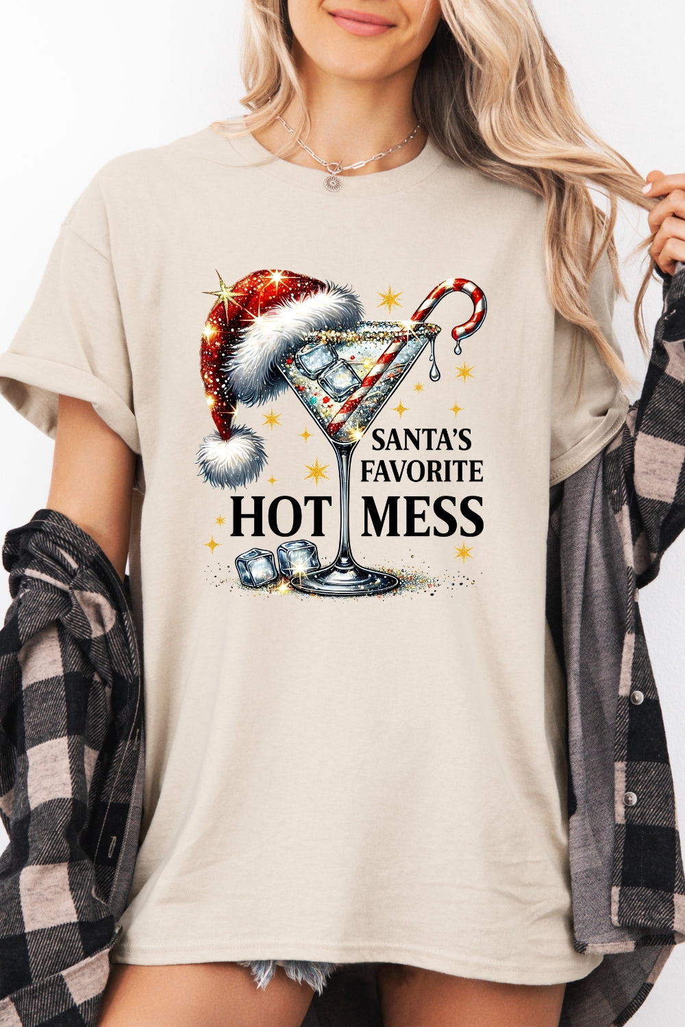 Santa's favorite hot mess tee